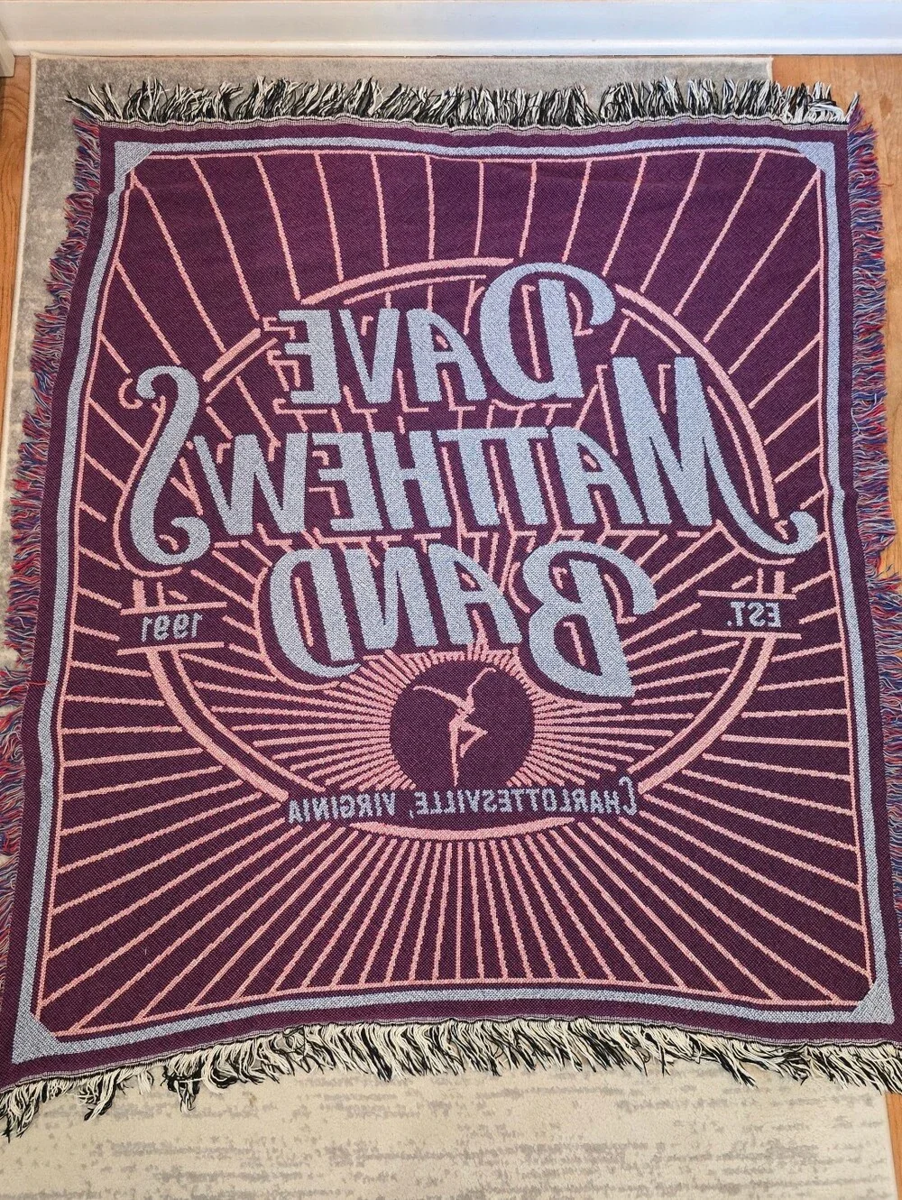 Dave Matthews Band Throw Blanket